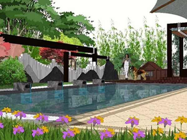 濟南某庭院景觀設計
